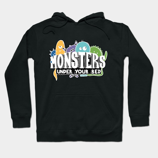 Cute Monsters Hoodie by mai jimenez